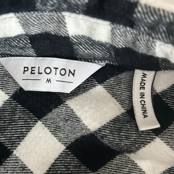 Peloton Cotton Flannel Buffalo Check Button Front Long Sleeve Shirt - Medium - Picture 5 of 8